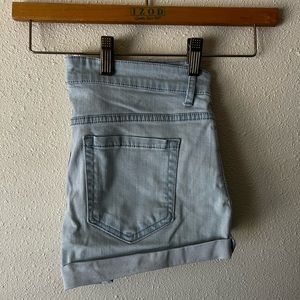Forever21 Blue High Waisted Jean Shorts